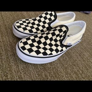 Black and white checkered vans